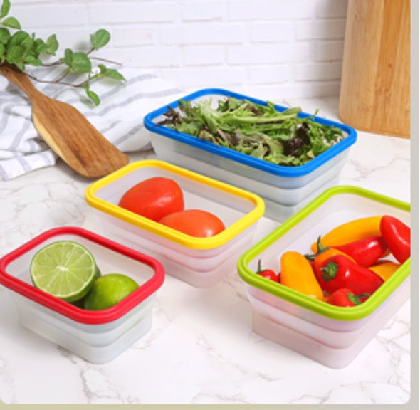 Versatile Collapsible Food Storage Containers: The Ultimate Meal Prep and Leftover Solution