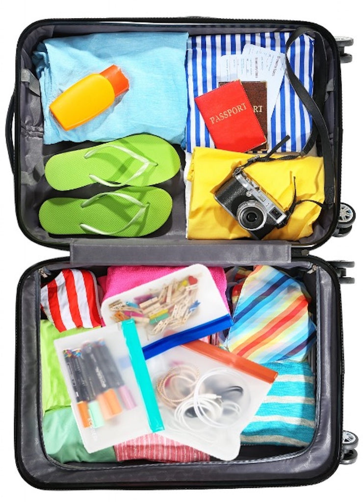 Reusable Ziploc Bags are good for more than food, take them on your next trip.