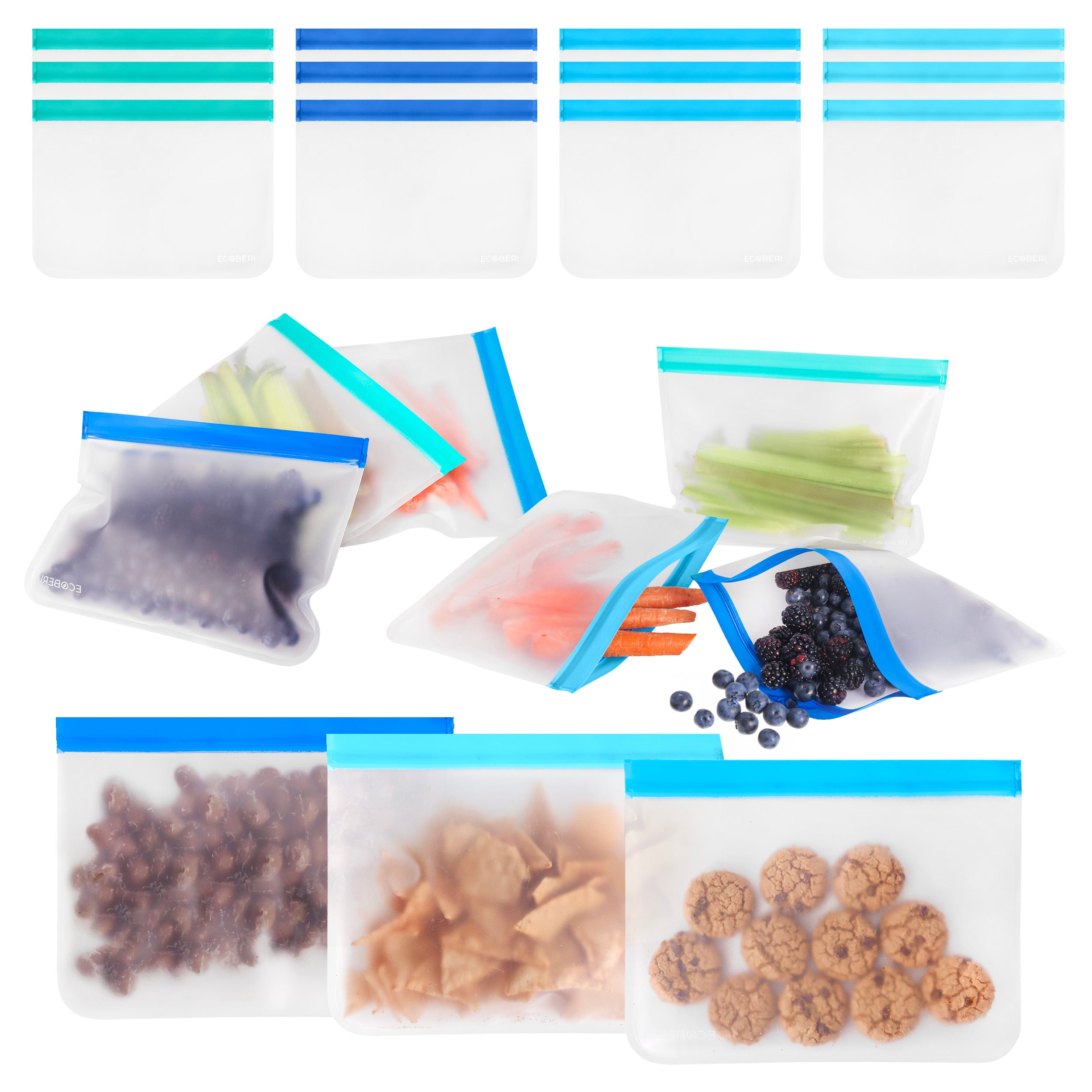 Reusable Vacuum Sealer Bags Household Plastic Clear Food Storage