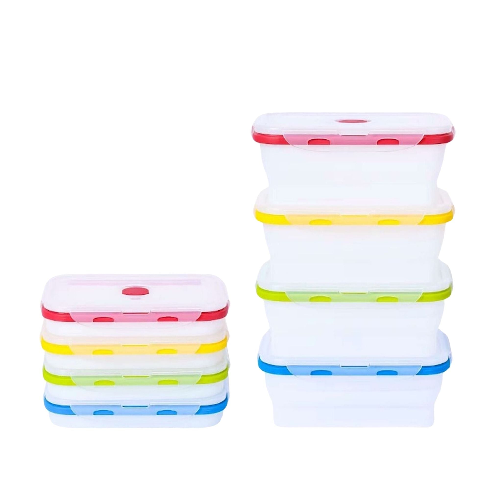 Collapible Container Collapsible Food Storage Containers, 4-Piece, 27 oz – Ecoberi