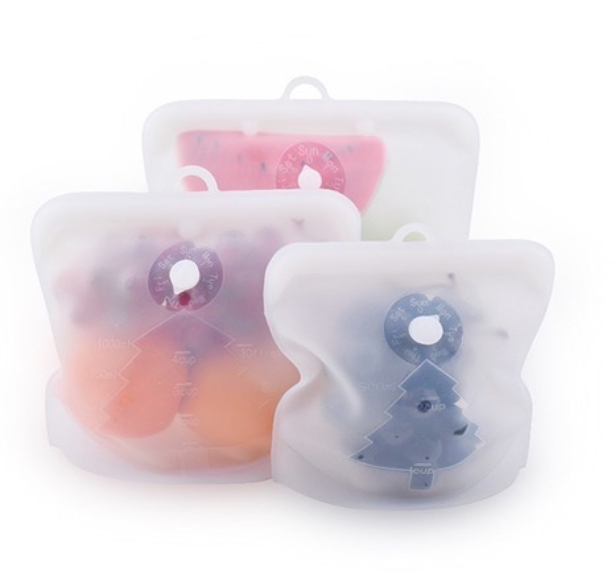 Reusable Silicone Food Storage Bags – Set of 4